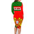 Portugal Rugby Family Matching Long Sleeve Bodycon Dress and Hawaiian Shirt Os Lobos Go 2023 World Cup - Wonder Print Shop