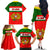 Portugal Rugby Family Matching Off Shoulder Long Sleeve Dress and Hawaiian Shirt Os Lobos Go 2023 World Cup - Wonder Print Shop