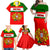 Portugal Rugby Family Matching Off Shoulder Maxi Dress and Hawaiian Shirt Os Lobos Go 2023 World Cup - Wonder Print Shop