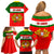 Portugal Rugby Family Matching Off Shoulder Short Dress and Hawaiian Shirt Os Lobos Go 2023 World Cup - Wonder Print Shop