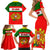 Portugal Rugby Family Matching Short Sleeve Bodycon Dress and Hawaiian Shirt Os Lobos Go 2023 World Cup - Wonder Print Shop