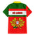 Portugal Rugby Family Matching Short Sleeve Bodycon Dress and Hawaiian Shirt Os Lobos Go 2023 World Cup - Wonder Print Shop