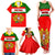 Portugal Rugby Family Matching Tank Maxi Dress and Hawaiian Shirt Os Lobos Go 2023 World Cup - Wonder Print Shop