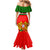 Portugal Rugby Mermaid Dress Os Lobos Go 2023 World Cup - Wonder Print Shop