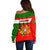 Portugal Rugby Off Shoulder Sweater Os Lobos Go 2023 World Cup - Wonder Print Shop