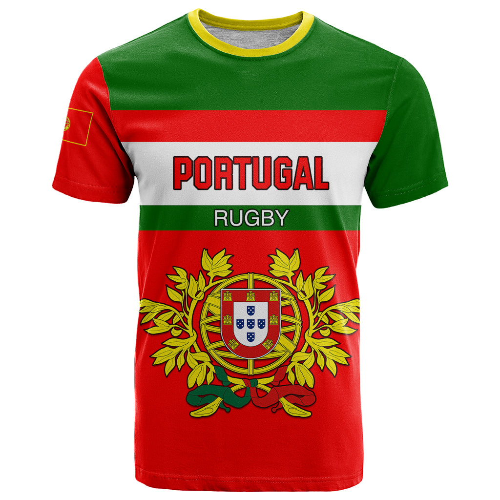 Portugal Rugby T Shirt Os Lobos Go 2023 World Cup - Wonder Print Shop