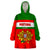 Portugal Rugby Wearable Blanket Hoodie Os Lobos Go 2023 World Cup - Wonder Print Shop