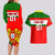 Custom Portugal Rugby Couples Matching Long Sleeve Bodycon Dress and Hawaiian Shirt Os Lobos Go 2023 World Cup - Wonder Print Shop