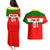 Custom Portugal Rugby Couples Matching Puletasi Dress and Hawaiian Shirt Os Lobos Go 2023 World Cup - Wonder Print Shop