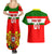 Custom Portugal Rugby Couples Matching Summer Maxi Dress and Hawaiian Shirt Os Lobos Go 2023 World Cup - Wonder Print Shop