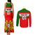 Custom Portugal Rugby Couples Matching Tank Maxi Dress and Long Sleeve Button Shirts Os Lobos Go 2023 World Cup - Wonder Print Shop