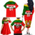 Custom Portugal Rugby Family Matching Off Shoulder Long Sleeve Dress and Hawaiian Shirt Os Lobos Go 2023 World Cup - Wonder Print Shop