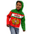 Custom Portugal Rugby Kid Hoodie Os Lobos Go 2023 World Cup - Wonder Print Shop