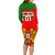 Custom Portugal Rugby Long Sleeve Bodycon Dress Os Lobos Go 2023 World Cup - Wonder Print Shop