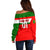 Custom Portugal Rugby Off Shoulder Sweater Os Lobos Go 2023 World Cup - Wonder Print Shop