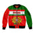 Custom Portugal Rugby Sleeve Zip Bomber Jacket Os Lobos Go 2023 World Cup - Wonder Print Shop