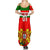 Custom Portugal Rugby Summer Maxi Dress Os Lobos Go 2023 World Cup - Wonder Print Shop