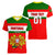 Custom Portugal Rugby Women V Neck T Shirt Os Lobos Go 2023 World Cup - Wonder Print Shop