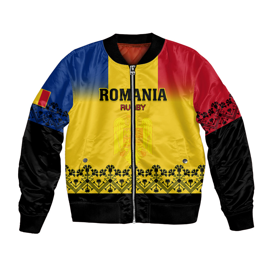 Romania Rugby Bomber Jacket Stejarii Go 2023 World Cup - Wonder Print Shop