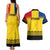 Romania Rugby Couples Matching Tank Maxi Dress and Hawaiian Shirt Stejarii Go 2023 World Cup - Wonder Print Shop