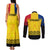 Romania Rugby Couples Matching Tank Maxi Dress and Long Sleeve Button Shirts Stejarii Go 2023 World Cup - Wonder Print Shop