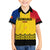 Romania Rugby Family Matching Off Shoulder Short Dress and Hawaiian Shirt Stejarii Go 2023 World Cup - Wonder Print Shop