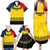 Romania Rugby Family Matching Summer Maxi Dress and Hawaiian Shirt Stejarii Go 2023 World Cup - Wonder Print Shop