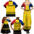 Romania Rugby Family Matching Summer Maxi Dress and Hawaiian Shirt Stejarii Go 2023 World Cup - Wonder Print Shop