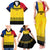 Romania Rugby Family Matching Tank Maxi Dress and Hawaiian Shirt Stejarii Go 2023 World Cup - Wonder Print Shop