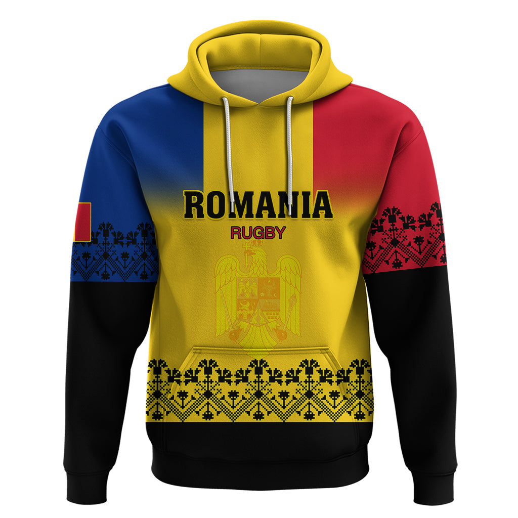 Romania Rugby Hoodie Stejarii Go 2023 World Cup - Wonder Print Shop