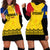 Romania Rugby Hoodie Dress Stejarii Go 2023 World Cup - Wonder Print Shop