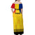 Romania Rugby Off Shoulder Maxi Dress Stejarii Go 2023 World Cup - Wonder Print Shop