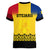 Romania Rugby Women V Neck T Shirt Stejarii Go 2023 World Cup - Wonder Print Shop