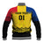 Custom Romania Rugby Baseball Jacket Stejarii Go 2023 World Cup - Wonder Print Shop