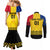 custom-romania-rugby-couples-matching-mermaid-dress-and-long-sleeve-button-shirts-stejarii-go-2023-world-cup