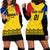 Custom Romania Rugby Hoodie Dress Stejarii Go 2023 World Cup - Wonder Print Shop