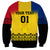 Custom Romania Rugby Sweatshirt Stejarii Go 2023 World Cup - Wonder Print Shop