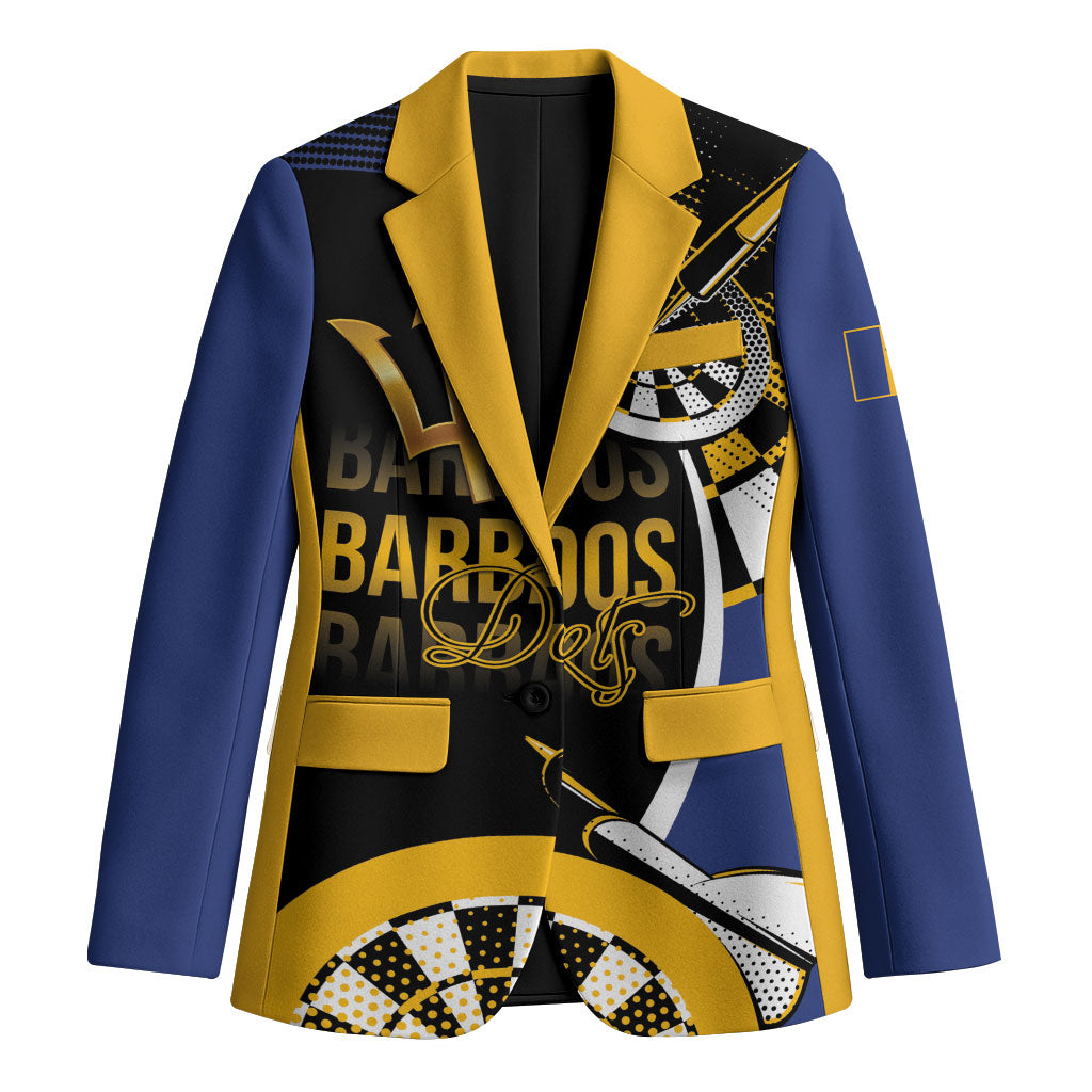 Personalized Barbados Darts Blazer Tridents Sporty Stylized