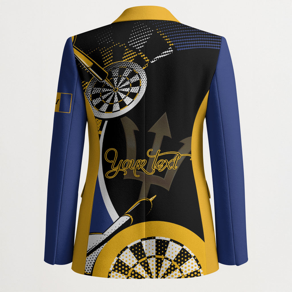 Personalized Barbados Darts Blazer Tridents Sporty Stylized