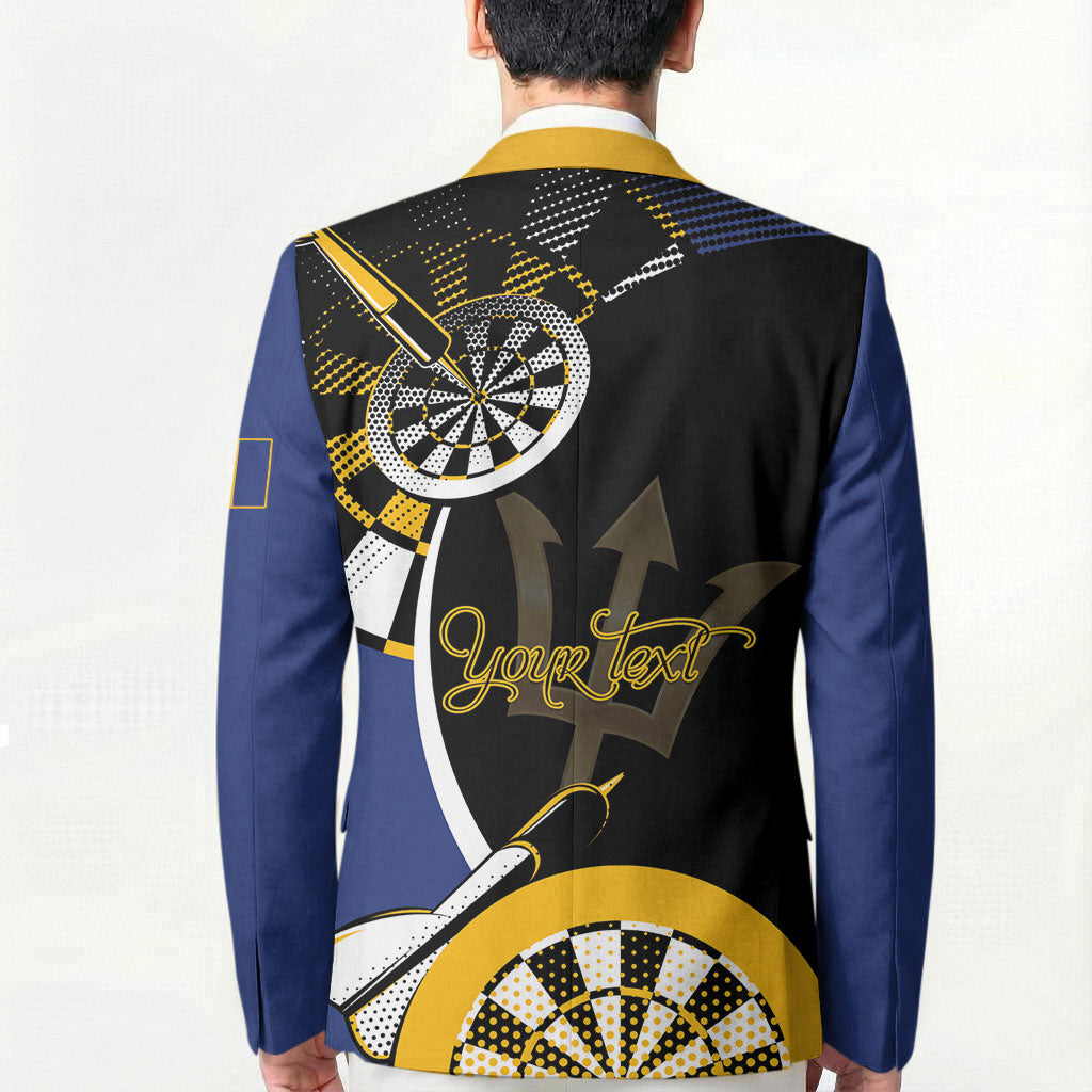 Personalized Barbados Darts Blazer Tridents Sporty Stylized