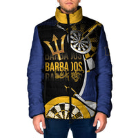Personalized Barbados Darts Padded Jacket Tridents Sporty Stylized