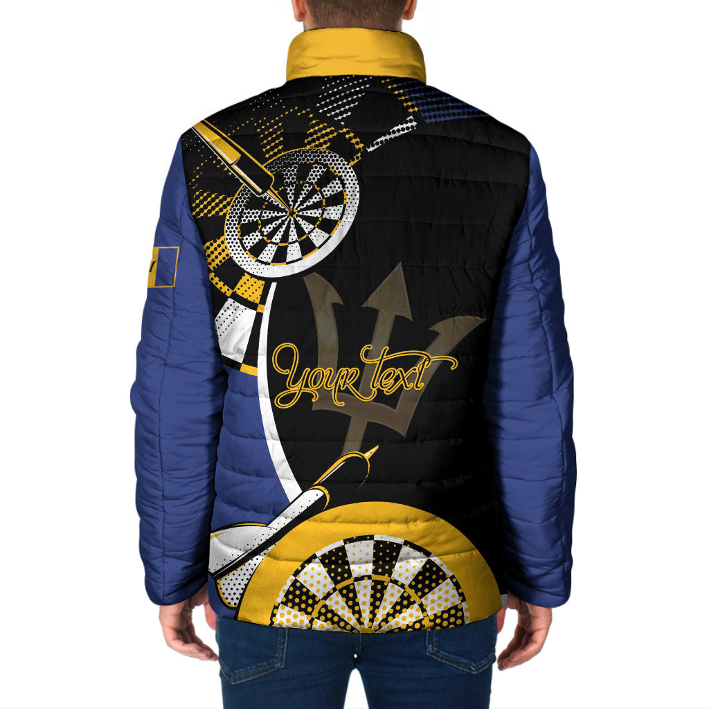 Personalized Barbados Darts Padded Jacket Tridents Sporty Stylized