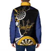 Personalized Barbados Darts Padded Jacket Tridents Sporty Stylized