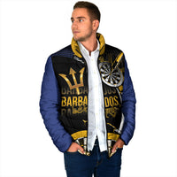 Personalized Barbados Darts Padded Jacket Tridents Sporty Stylized