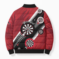 Personalized Trinidad and Tobago Darts Bomber Puffer Jacket Sporty Stylized