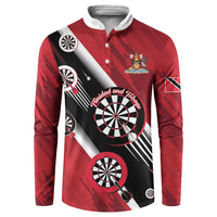 Personalized Trinidad and Tobago Darts Button Sweatshirt Sporty Stylized