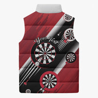 Personalized Trinidad and Tobago Darts Sleeveless Puffer Jacket Sporty Stylized