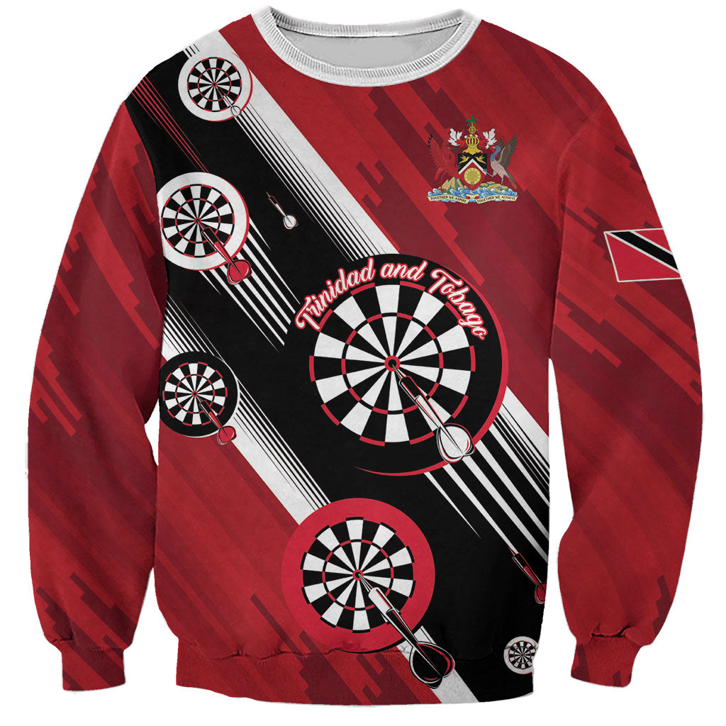 Personalized Trinidad and Tobago Darts Sweatshirt Sporty Stylized