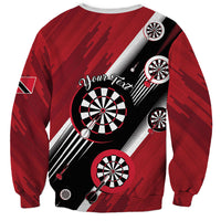 Personalized Trinidad and Tobago Darts Sweatshirt Sporty Stylized