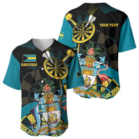 Personalized Bahamas Darts Baseball Jersey Sporty Stylized